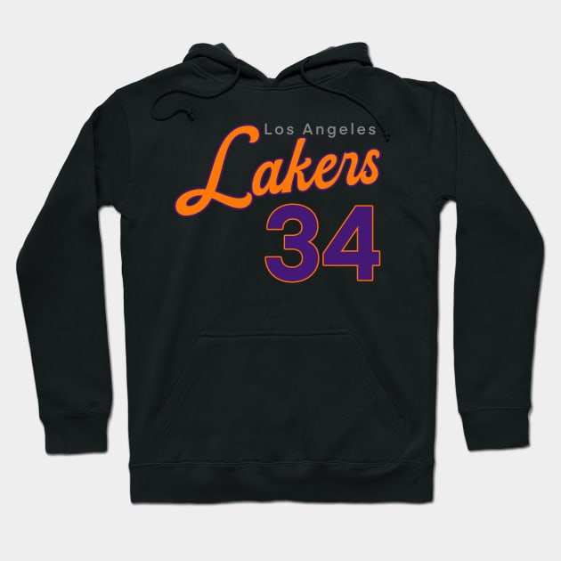 LAKERS 34 Hoodie by Tee Trends